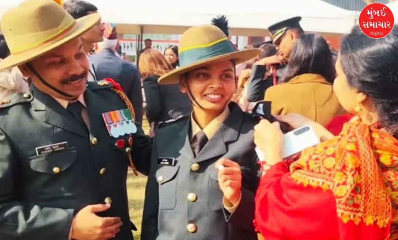 ઇતિહાસ રચાયો! 93 વર્ષના ઇતિહાસમાં IMA દેહરાદૂનમાંથી પાસ આઉટ થનાર પ્રથમ મહિલા ઓફિસર બની 23 વર્ષીય સાઈ જાધવ...