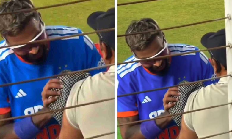 પંડ્યાની સિક્સ સીધી કેમેરામેનને વાગી, મેચ બાદ હાર્દિકે શું કર્યું? જુઓ Video