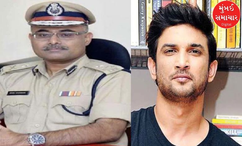 Which Gujarati IPS officer who investigated the Sushant Singh Rajput case got promoted as DGP?