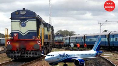 ઈન્ડિગો ક્રાઈસિસ વચ્ચે ભારતીય રેલવે દ્વારા વધારાના કોચ સાથે દોડાવવામાં આવેલી સ્પેશિયલ ટ્રેન.