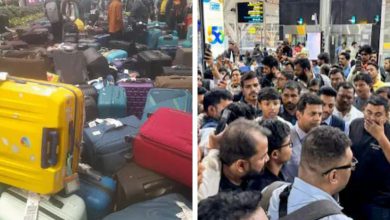 એરપોર્ટ પર સામાનના ઢગલા, મુસાફરો જમીન પર સૂવા-મજબૂર, ઇન્ડિગો સામે સુત્રોચ્ચાર