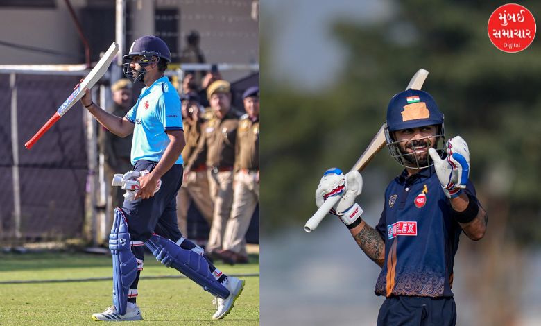 વિજય હઝારે ટ્રોફીમાં વન-ડેના બે બેતાજ બાદશાહ રોહિત-વિરાટની આજે છેલ્લી મૅચ?