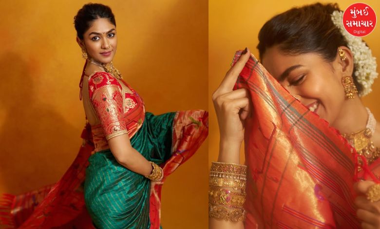 મહારાષ્ટ્રીયન અંદાજમાં એક્ટ્રેસે ફેન્સની હાર્ટબીટ વધારી, ફોટો થયા વાઈરલ...