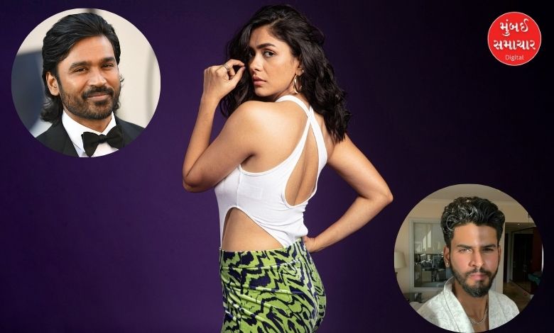 મૃણાલ ઠાકુર તેની માતા પાસેથી હેડ મસાજ લેતી હોય તેવા વીડિયોની તસવીર જેમાં મૃણાલ ડેટિંગની અફવાઓ પર હસતી જોવા મળે છે.