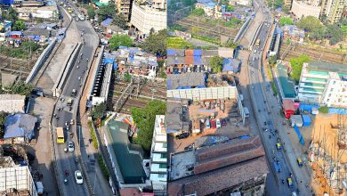 Hancock Bridge approach road construction and rehabilitation work in Mumbai