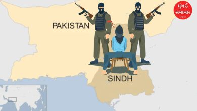 સિંધ-પંજાબ સરહદ નજીક પાકિસ્તાનમાં બસમાંથી અપહરણ કરાયેલા મુસાફરો.