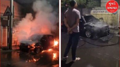 રાજકોટમાં ફરી પેંડા ગેંગે આતંક મચાવ્યો, મીડિયા સેલના પ્રમુખની કારને ચાંપી આગ