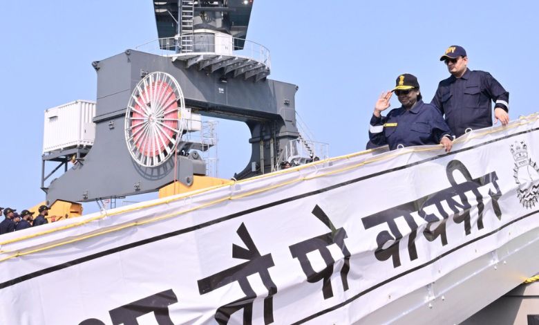 After Rafale, President Murmu sailed in INS Vagshir submarine: See photographs
