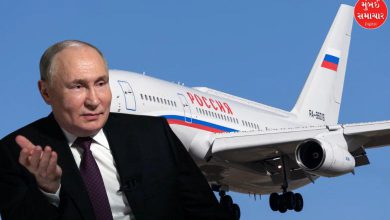 પુતિન IL-96 વિમાનમાં આવ્યા ભારત: જાણો તેના પર લખેલા 'Россия' શબ્દનો અર્થ