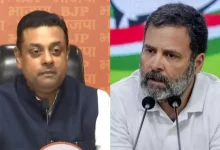 સંબિત પાત્રા અને રાહુલ ગાંધીના ફોટા સાથે ભારત-જર્મની વિવાદની ગ્રાફિક ઈમેજ