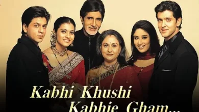 કભી ખુશી કભી ગમ ફિલ્મનું પોસ્ટર અથવા કાજોલ અને કરણ જોહરની તસવીર