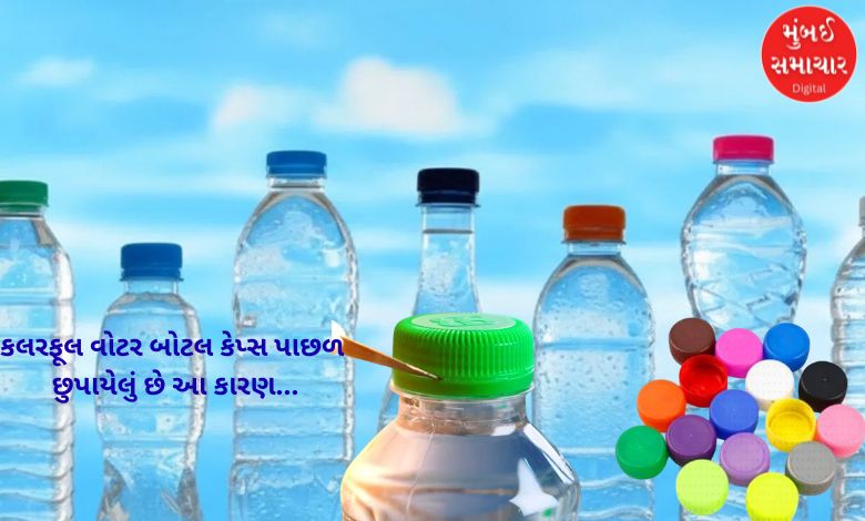 The colorful cap of every bottle says something: This is the reason hidden behind colorful water bottle caps...
