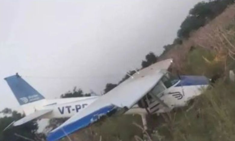 અમરેલી એરપોર્ટ પર ટ્રેનિંગ એરક્રાફ્ટ રનવે પરથી લપસી ગયું