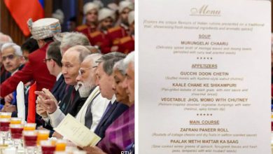 વ્લાદિમીર પુતિનને રાષ્ટ્રપતિ ભવનમાં શું પીરસાયું? ડિનર મેનૂ થયું વાયરલ