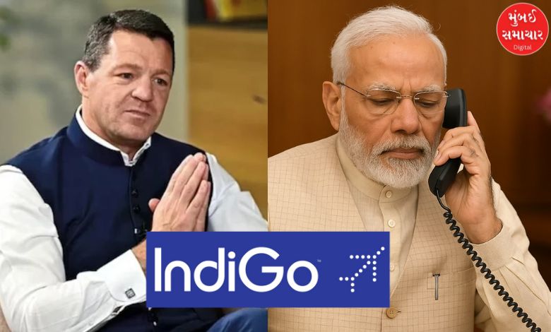 Prime Minister Narendra Modi receiving a detailed briefing on the IndiGo airline crisis and ongoing efforts to restore normal flight operations.