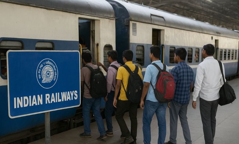 Indian Railways operating special trains from Delhi after massive passenger rush due to IndiGo flight cancellations.
