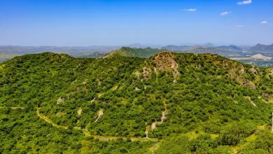 Aravalli hills landscape under environmental threat
