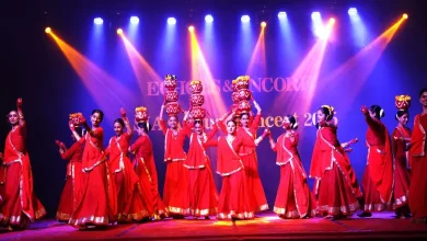 Students performing at Asia English School annual concert
