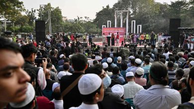Bangladesh protesters during nationwide bandh