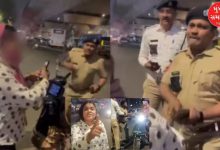 Action taken against woman who had an argument with police in Ahmedabad, complaint registered