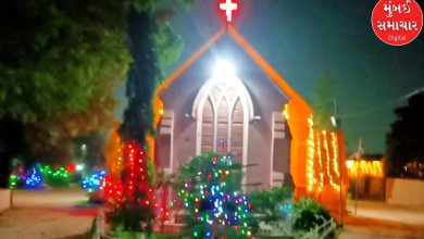 Kutch echoed with the sound of 'Merry Christmas', the birth of Lord Jesus was celebrated with 'Midnight Prayer' in churches