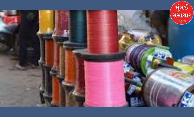 A quantity of Chinese lace was seized from a toy shop in Anjar.