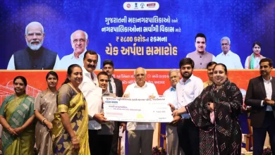 Gujarat Urban development get boost CM Bhupendra Patel distributed cheque of 2800 crores
