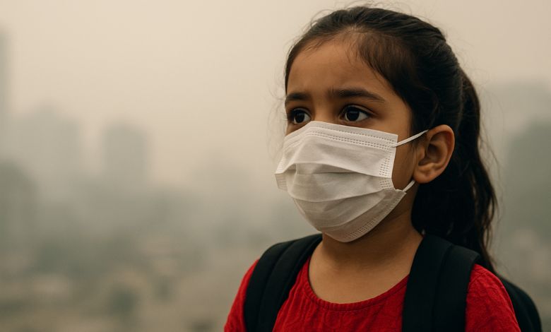 દિલ્હીમાં ઝેરી હવાનું જોખમ: ધોરણ 5 સુધીની શાળાઓમાં ઓફલાઇન શિક્ષણ બંધ…