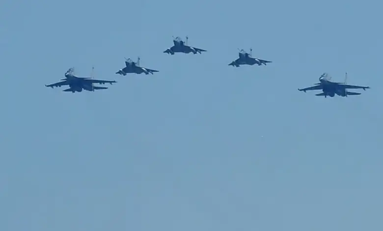 Japanese and Chinese fighter jets in a tense standoff near Okinawa amid radar-lock allegations