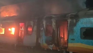 ટાટા - એર્નાકુલમ એક્સપ્રેસમાં લાગી આગ, એક મુસાફરનું મોત