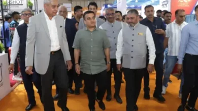 ગાંધીનગરમાં એશિયાનું સૌથી મોટું ENGIMACH-2025 એન્જિનિયરિંગ એક્ઝિબિશન, હર્ષ સંઘવી ઉદ્ઘાટન કરી રહ્યા છે.