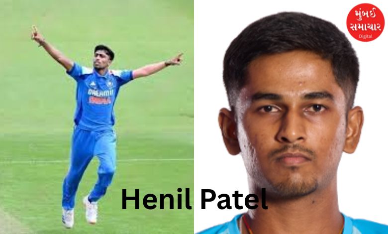 This Gujarati pace bowler from Valsad took Pakistan's first wicket in the Dubai final.