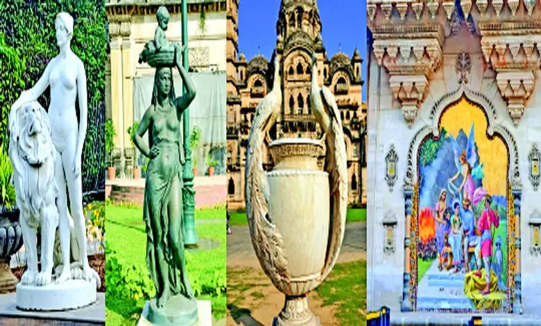 Beyond the image: The art and sculpture of Vadodara's Laxmi Vilas Palace thrives in splendor
