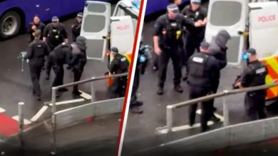 લંડન હીથ્રો એરપોર્ટ ટર્મિનલ 3 કાર પાર્કિંગમાં પેપર સ્પ્રે હુમલા બાદ પોલીસ બંદોબસ્ત