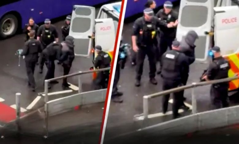 લંડન હીથ્રો એરપોર્ટ ટર્મિનલ 3 કાર પાર્કિંગમાં પેપર સ્પ્રે હુમલા બાદ પોલીસ બંદોબસ્ત