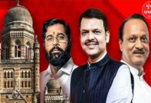 BJP leaders addressing media on BMC election strategy