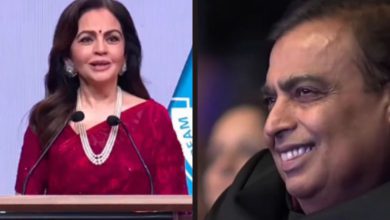 સ્ટેજ પર જાહેરમાં નીતા અંબાણીએ પતિ મુકેશ અંબાણી માટે કહી એવી વાત કે... વીડિયો થયો વાઈરલ...