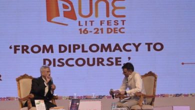 S Jaishankar speaking at Pune Literature Festival