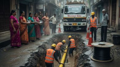 સુરતમાં કેબલના કામકાજ દરમિયાન ગેસપાઈપલાઈનને નુકસાન થતાં 1200 જેટલા ઘરને અસર