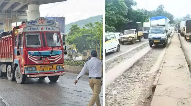 થાણે ઘોડબંદર રોડ સમારકામ, ભારે વાહનો પર પ્રતિબંધ અને ટ્રાફિક ડાયવર્ઝન