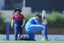 મેદાન પર બેટિંગ કરતો વૈભવ સૂર્યવંશી - અન્ડર-19 એશિયા કપ.