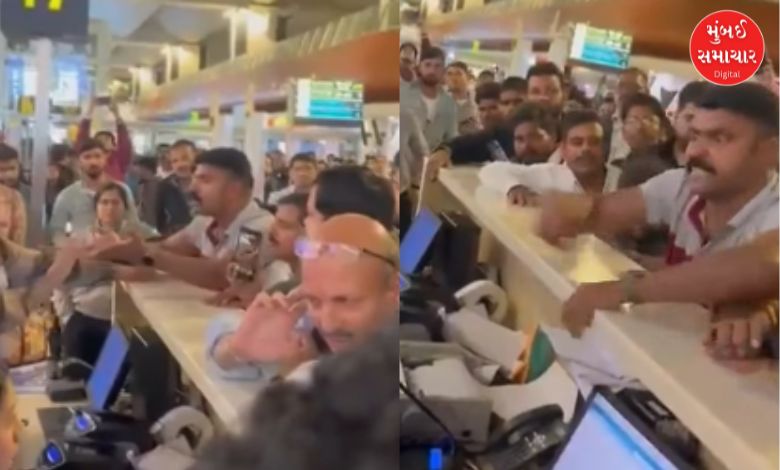 એરપોર્ટ પર ઇન્ડિગોના સ્ટાફ પાસે દીકરી માટે સેનેટરી નેપકિન્સ માંગતા લાચાર પિતાનો વાયરલ વીડિયો