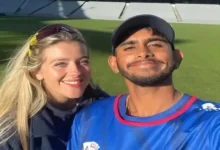 ન્યૂ ઝીલૅન્ડના ક્રિકેટર આદિત્ય અશોક અને તેની ગર્લફ્રેન્ડ એલી ટૂગૂડની સુંદર તસવીર.