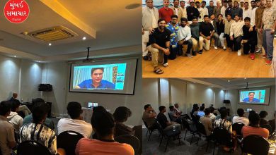 સચિન તેન્ડુલકર વર્ચ્યુઅલ મીટિંગ દ્વારા ભારતની અન્ડર-19 ક્રિકેટ ટીમના ખેલાડીઓને માર્ગદર્શન આપતા હોય તેવું દ્રશ્ય.