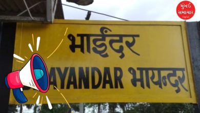 ભાયંદર રેલવે સ્ટેશન અને પ્લેટફોર્મ પર સુરક્ષા દળોની પ્રતિકાત્મક તસવીર.