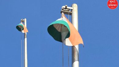 રાજકોટના માલવિયા ચોક ખાતે રાષ્ટ્રધ્વજનું અપમાન થતું હોવાનો કોંગ્રેસનો ગંભીર આક્ષેપ