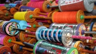 ચાઈનીઝ દોરી (માંઝા) અને પતંગના કારણે થતા જોખમો અને અકસ્માત દર્શાવતી પ્રતિકાત્મક તસવીર.