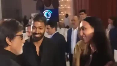 Hardik Pandya with girlfriend Mahika Sharma at red carpet event