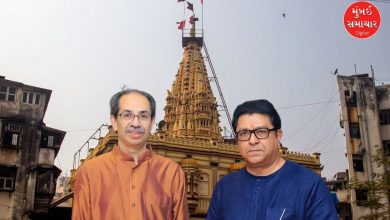 મુંબઈનું સુપ્રસિદ્ધ મુંબાદેવી મંદિર જ્યાં ઠાકરે બંધુઓએ મુલાકાત લીધી હતી.