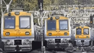 મુંબઈ રેલવે ટ્રેક પર ઇન્સ્ટોલ કરવામાં આવી રહેલી કવચ સુરક્ષા સિસ્ટમ અને RFID ટેગનું પ્રતીકાત્મક ચિત્ર.